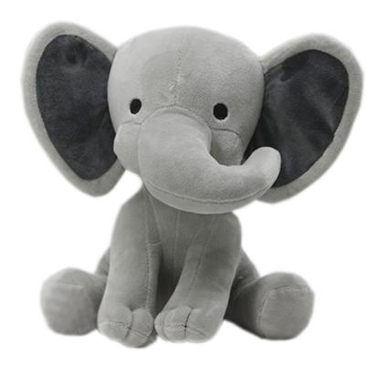 China LOW MOQ 30CM Plush Elephant Animal Toys Dropshipping Big Ears Gray Promotional Wholesale Elephant Stuffed Animal Toys for sale