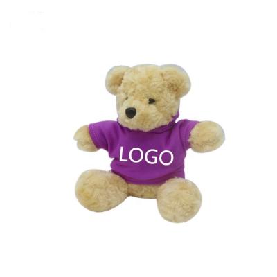 China 2021 Promotional Cheap T-shirt And Teddy Bear Toys Wholesale Cute Teddy Bear Plush Toy Promotion Gift Custom Made for sale