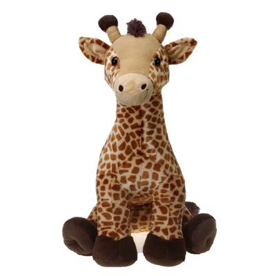 China Cheap Wholesale Giraffe Toy Stuffed Animal Toys Soft Plush Toys Children Gift ZOO Giraffe Custom Animal Collections for sale