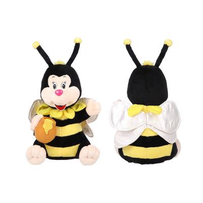 China Promotional Customized Animal Shape Toys Cute Soft Stuffed Plush Mini Toy Stuffed Animal Baby Insect Toys for sale