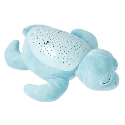 China Soft Night Light For Baby 2018 Hot Selling Cute Cartoon Plush Stuffed Animal Turtle Night Light And Baby Musical Toy for sale