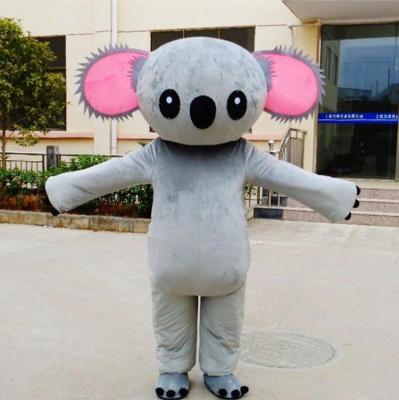 China Custom Cute Realistic Mascot Costume Fashion Cartoon Character Gift Party Plush Koala Mascot Costume for sale