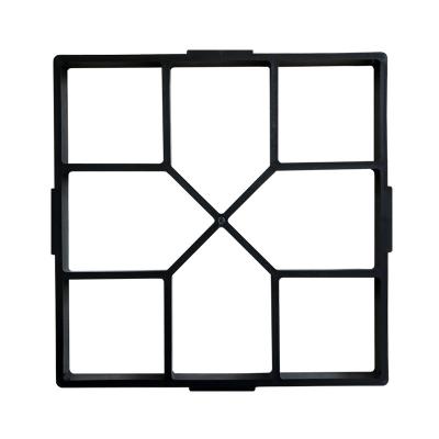 China Durable 2021 Hot Sale Plastic DIY Garden Paving Molds Yard Path Stepping Molds Concrete Block Walking Molds for sale