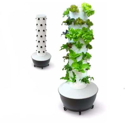 China Water Circulation System Vertical Tower Systems Hydroponic Aeroponic Automated Growing Column Planting For Leafy System Hydroponic Systems for sale