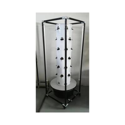 China New Greenhouse Healthy Aeroponic Agricultural Rotary Tower Garden Vertical Hydroponic System for sale