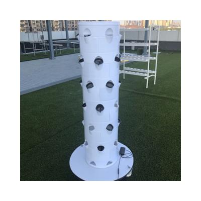 China Healthy New Agricultural Greenhouse Rotary Aeroponic Tower Garden Vertical Hydroponic System for sale