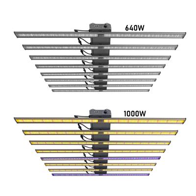 China Seed Starting 640w 800w 1000w High Power Full Spectrum Led UV Grow Light Kits Bar For Hydroponic Plant Nursery for sale