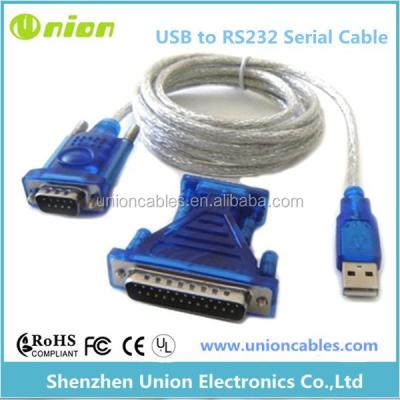 China High Speed ​​Digital Camera USB To DB9/DB25 RS232 Serial Port Adapter Cable for sale