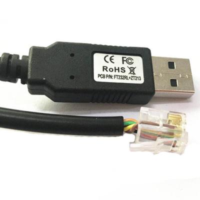 China USB to RJ11 RS232 Cable USB to RJ11 4p4c Serial Cable for sale