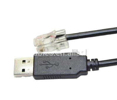 China 6Pin FTDI RJ11 to USB Programming Cable for Kenwood TK-7160 TK-763 TKR-750 USB-RS232-RJ11-1800-BT Two Way for sale