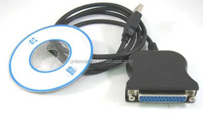 China Printer USB 25 To DB25 Pin Parallel Printer Cable Adapter Cord Converter SY for sale