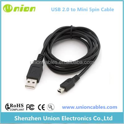 China MP3 / MP4 Player 6ft 37-1090-01 USB Type A Male To Mini B Male Console Cable for sale