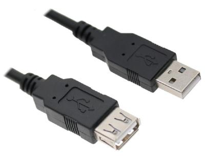 China COMPUTER USB 2.0 Extension Cable One Male To One Female for sale