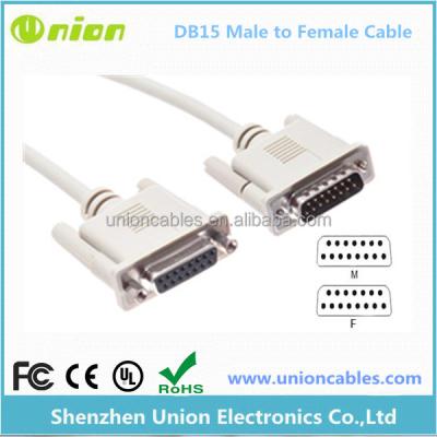 China DB15 COMPUTER Male to DB15 Female Monitor Extension Cable for Mac for sale