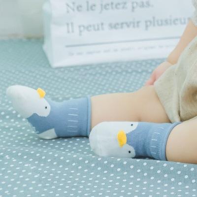 China High Quality Breathable Cute Cartoon Babies Bumps Newborn Infant Ribbed Baby Socks Unisex Cotton Baby Rattles Socks for sale