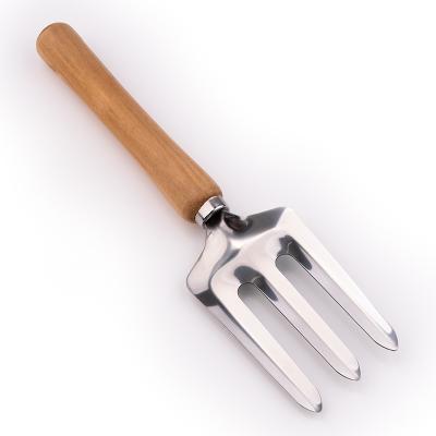 China Garden tools outdoor factory direct sales of stainless steel garden tools shovel fork with wooden handles for sale