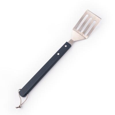 China Thermal Resistance 2023-A11-BBQ6004 Product Wood Handle Stainless Steel Multifunctional Barbecue Shovel for sale