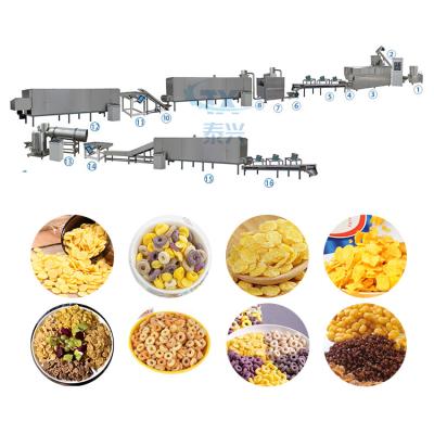 Chine Small scale corn flake cereal machine de fabrication corns flakes à vendre