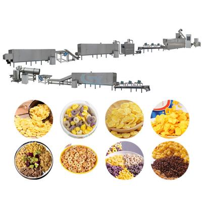 Chine Mini sugar corn flakes extruder machine rice flake td process production line plant à vendre