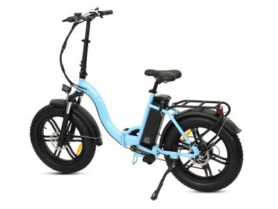 China Aluminiumlegering 6061 Vouwbare Elektrische Fiets met de Motor van 48V 500W Bafang Te koop