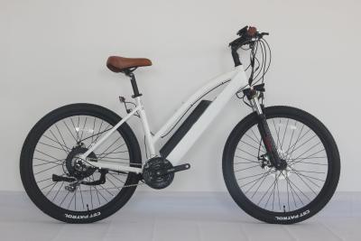 China 27.5“ Hybride Elektrische Bergfiets met Mechanische Schijfrem Te koop