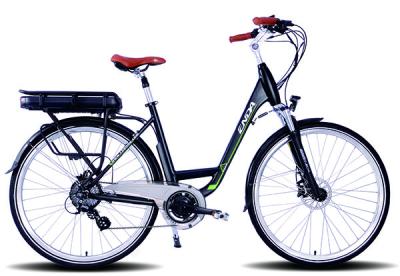 China Ebike-Stadt-Fahrrad-Aluminiumlegierung Heckmotor 36V 250W mit Tektro-Scheibenbremse zu verkaufen