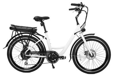 China elektrisches Stadt-Fahrrad 36V 250W, Fahrrad der Aluminiumlegierungs-25KM/H langen der Strecken-E zu verkaufen