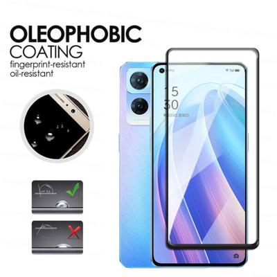 China High LionThought transparent for oppo A96 screen protector apple toughened film factory A93 A76 A54 A74 A16 hd tempered glass screen protector for sale