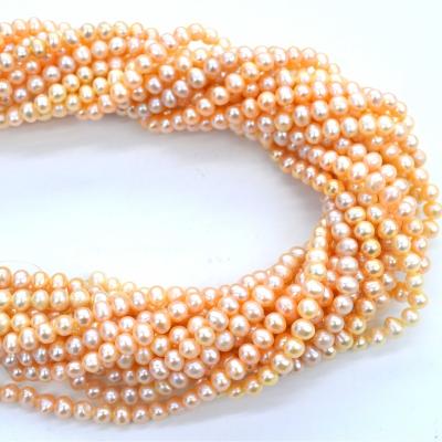 China Wholesale Natural Pink Color Freshwater Pearl 2~11mm Strand Freshwater Rice Measle Loose Bead Pearl Bead For Earring Making for sale