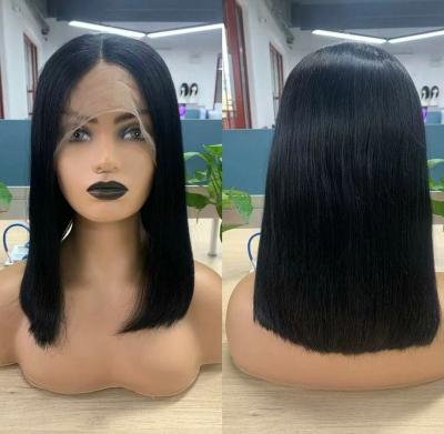 China Wholesale Price HD Transparent Bob Human Hair Lace Frontal Full Lace Wigs For Women Brazilian Virgin Hair Color for sale