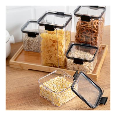 China Freshness Preservation Different Size Food Container Kichen Transparent Plastic Sealed Boxes, Storage Boxes and Bins for sale