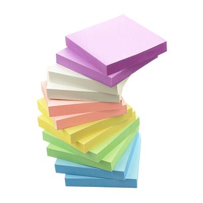 China Manufacturer Self Adhesive Wholesale Custom Sticky Notes Color Custom Notes for sale