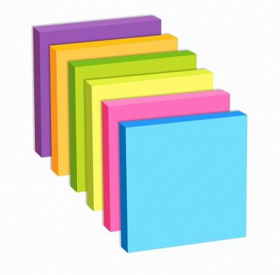 China 3x3 Self-adhesive Colorful Sticky Notes for Reminder Office, Home and School (100 sheets/pad, 6 pad) for sale