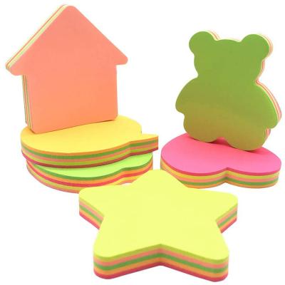 China Self Adhesive Reusable Dry Erase Customized Different Shape Memo Pad Sticky Notes for sale