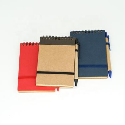 China Recycled Mini Spiral Notebook Paper for sale