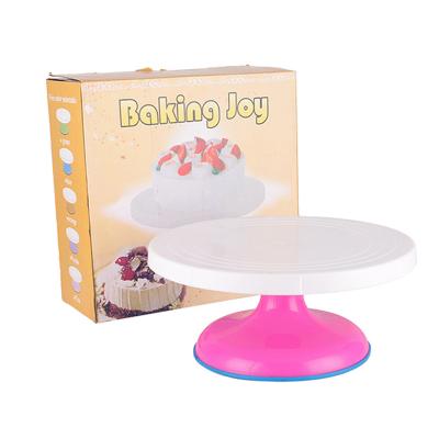 China Wholesale Plastic Cake Decorating Viable Plastic Steel Turntable Cake Tools For Cake Decorating for sale