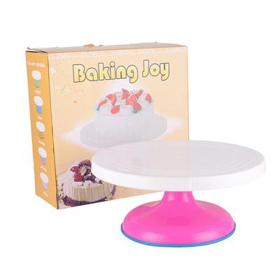 China High quality viable hot sale display cake turntable plastic cake stand decorating turntables for sale