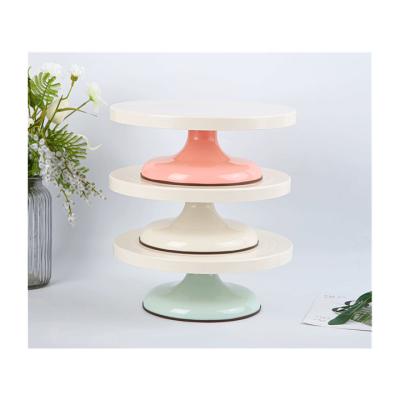 China High Quality Viable Rotating Cake Turntable 27.5CM Cake Decorating Rack With Non-slip Rubber Bottom for sale