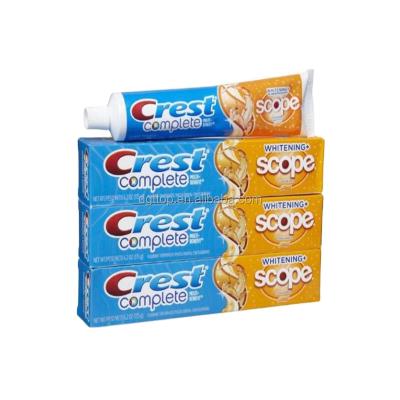 China BSCI and FSC Recyclable Factory Supplier Peak Reach Toothpaste Box Direct Color Box for sale