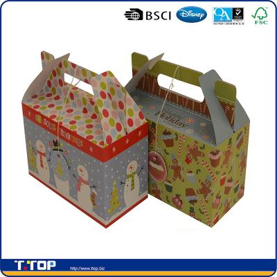 China Recyclable Cookie Gift Boxes Munchkin Boxes Foldable Kit With Gift Tags for sale