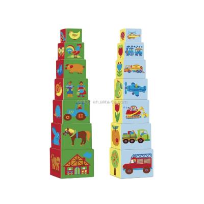 China Recyclable Stacking Block Paper Box Block Box for sale