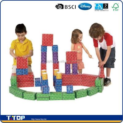 China Factory Recyclable Custom Cardboard BSCI Disney Audit Building Blocks for sale