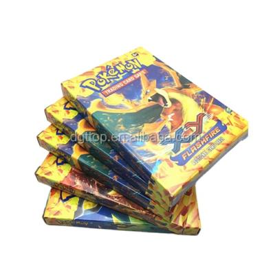 China FAMA and BSCI recyclable pokemon flash card color draw game educational card for sale