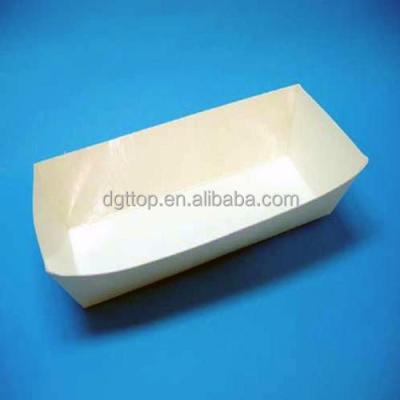 China Recycled Materials Wholesale Rectangle Hot Dog Box for sale