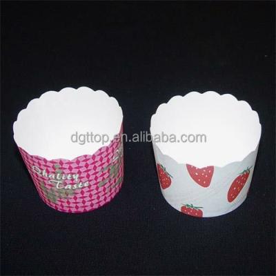 China Small Single Wall Simply Baked Paper Baking Cup for sale