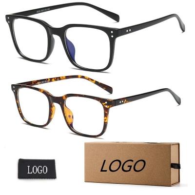 China For Square TR90 Computer Clear Glasses Frame Anti Blue Light Glasses Fashion Glasses Reading Glasses SUNPOLY for sale