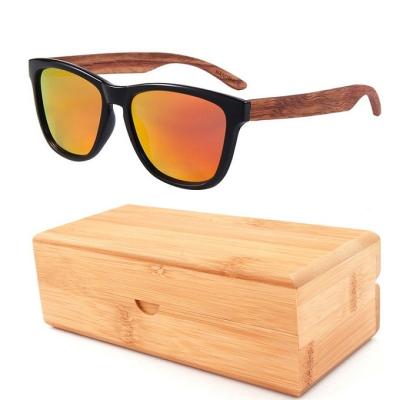 China Wooden Sunglasses TAC Polarized Lens Sunglasses Square Glass Dropshipping 2021 for sale