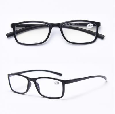 China Thin Hot Selling Protective Blue Light Blocking Glasses Flexible Thin Reading Glasses SP8084 In Stock for sale