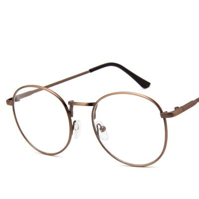 China For Reading Glasses Round Glasses Fashion Design Optical Spectacle Glass Frame Wholesale For Women for sale