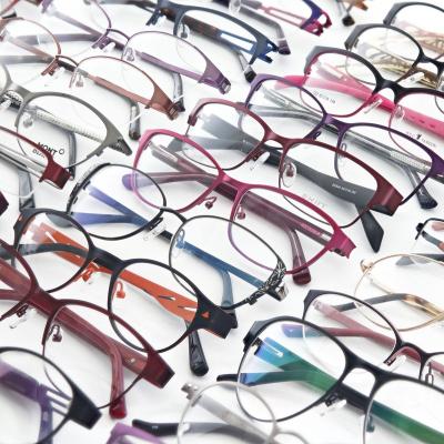 China For Cheap Reading Glasses Assorted Metal Eyeglasses Frame Optical Glass Stock Ready Frames For Store for sale